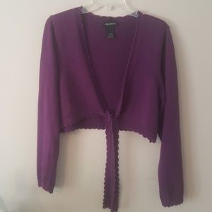 Lane Bryant Cropped Cardigan.
